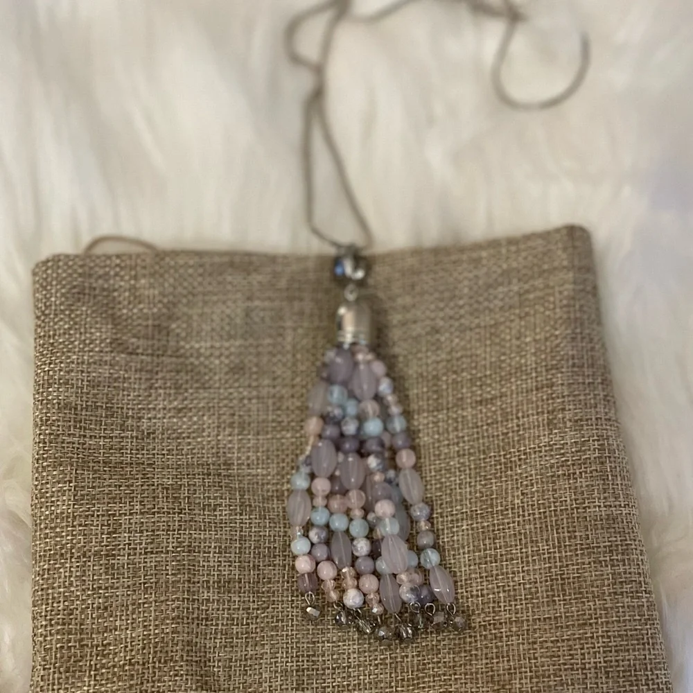 BEADED LONG NECKLACE